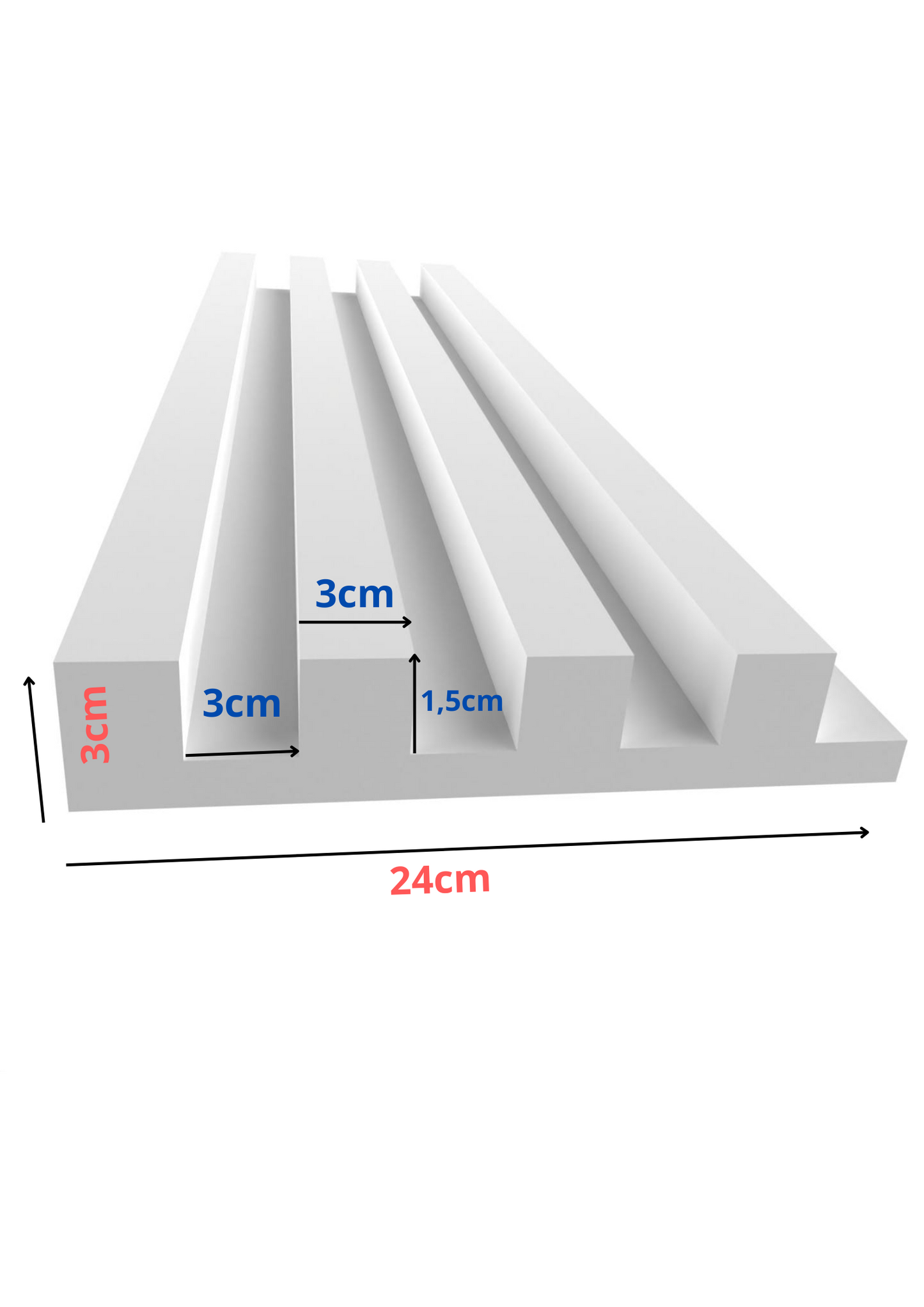 Plastered PE1T Facade Lamella