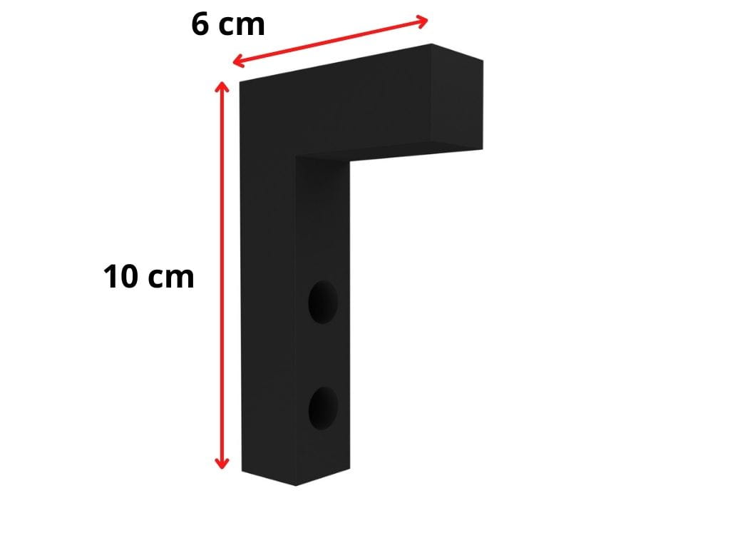 Handrail bracket L-series - welded