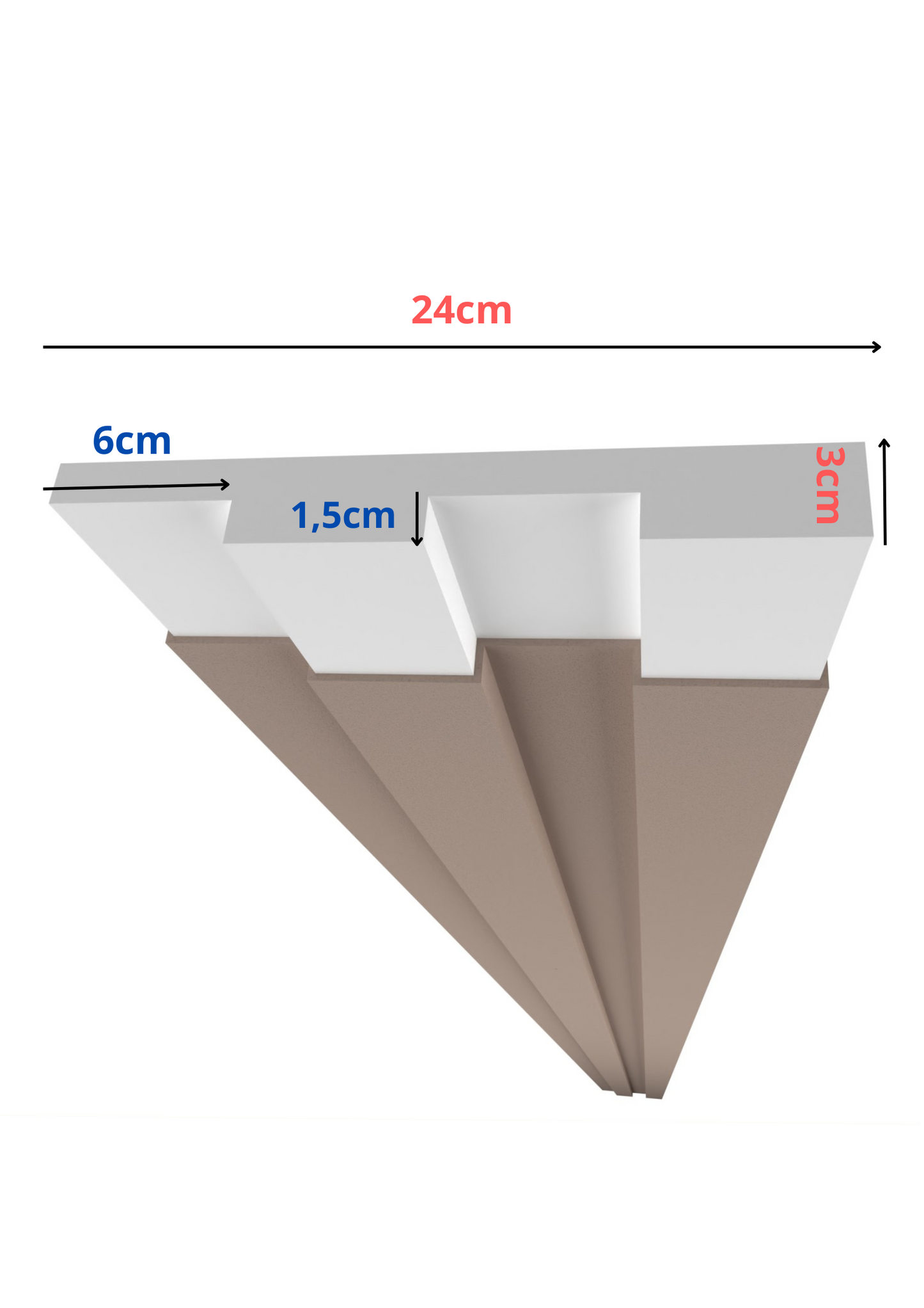 PE2P-beschichtete Fassadenlamelle