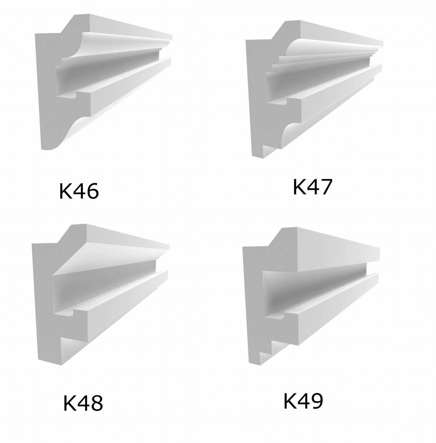 Led wall light cornice K series