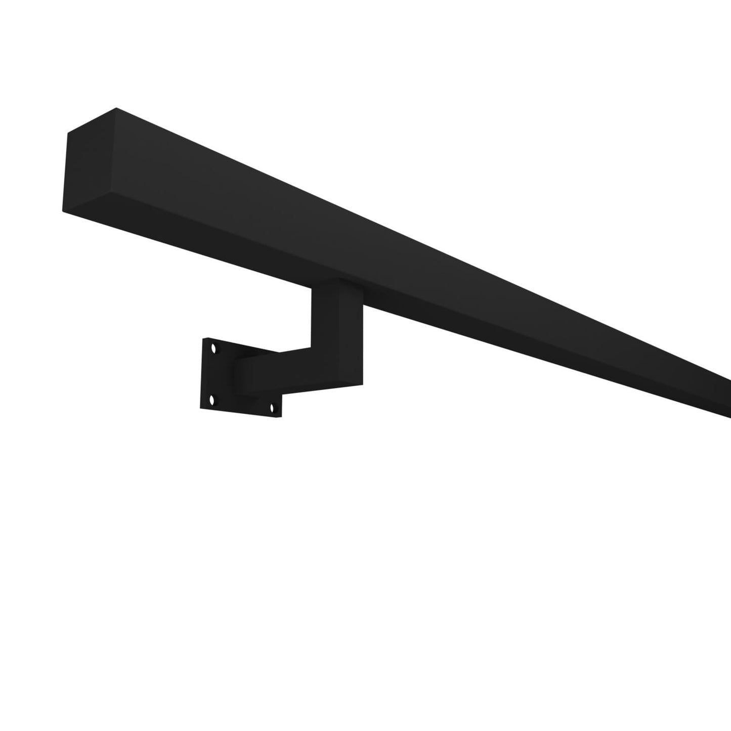 Handrail bracket square - welded