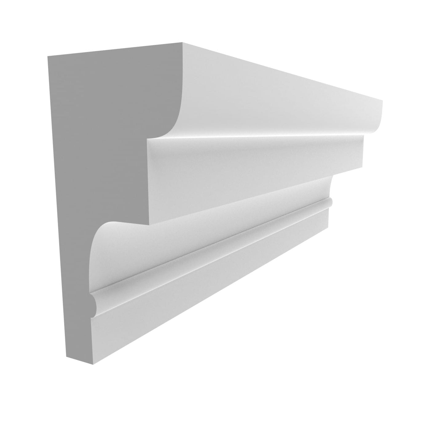 Cornice for curtain rails GKW