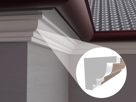 Cornices for the Roof - Coated Crown Cornices