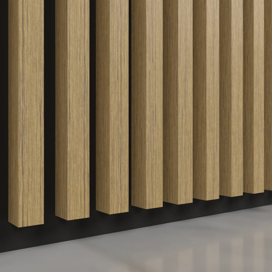 Wall/ceiling laths STANDARD Series American Oak 2.5/3 cm