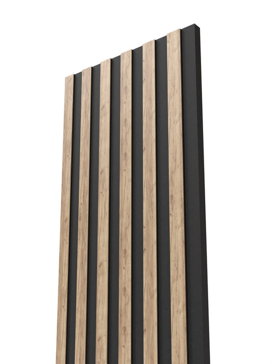 Milled MDF laths wide Oak Craft Gold