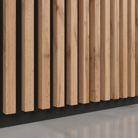 Wall/ceiling laths S Series Oak Wotan 1.9/1.9 cm