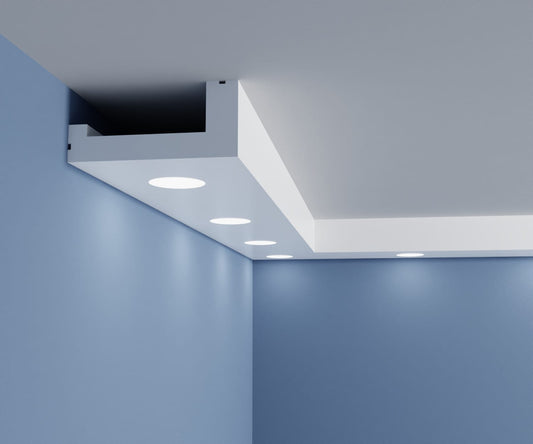 Rectangular halogen spot ceiling HNO