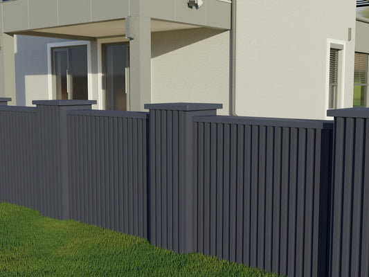 Coated fence panel PE1P