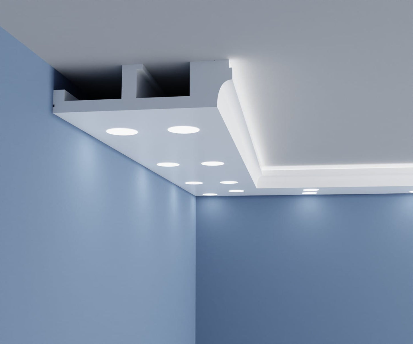 Halogen spotlight ceiling with led HN1 - 2